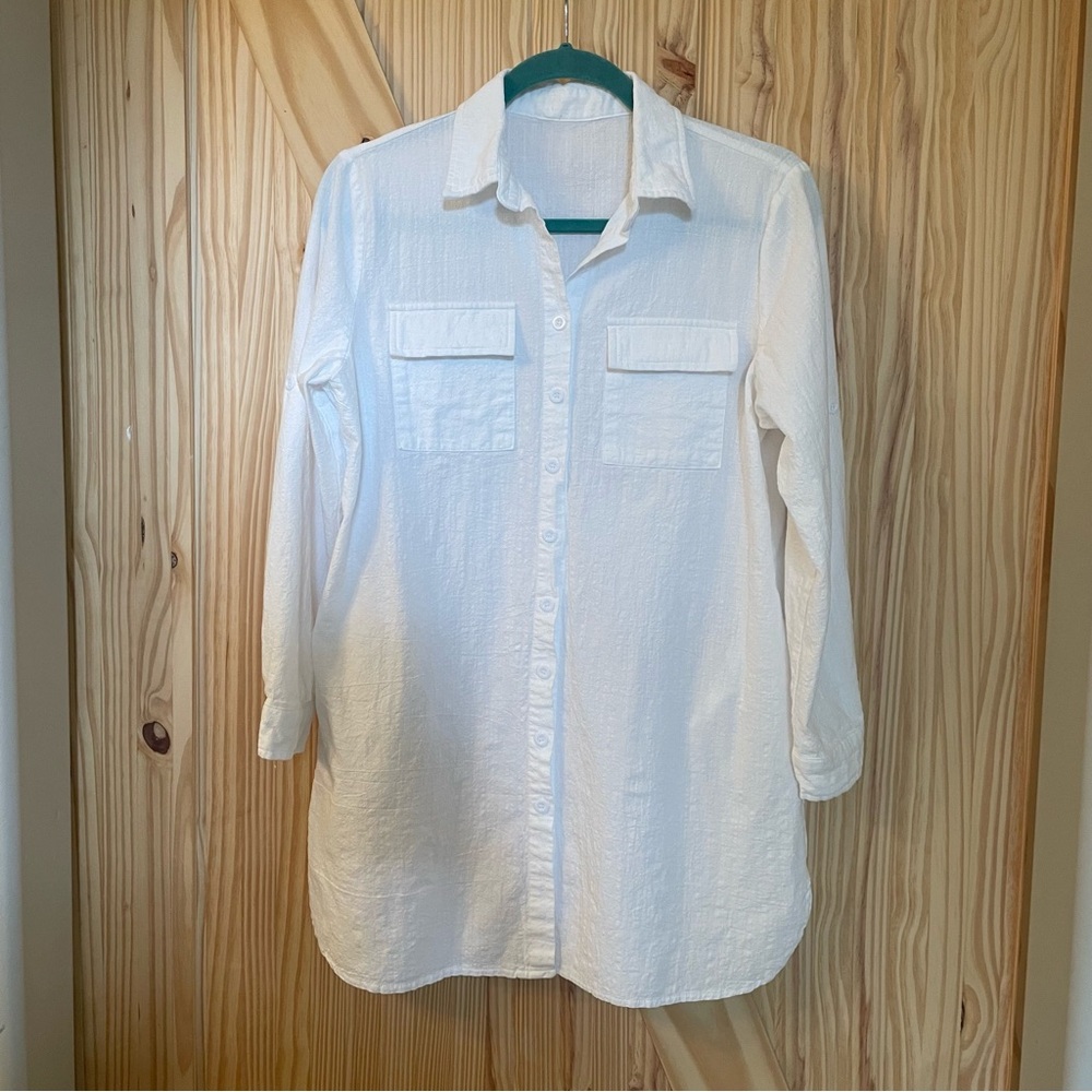 100% Cotton Button down/coverup